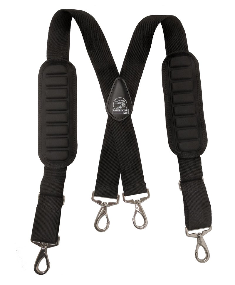 Gatorback B606 Molded Air Channel Suspenders w/Spring Hooks. Extreme Comfort and Support for your Tool belt. Made by Contractor Pro - Image 5